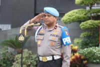Brigjen. Pol. Drs. Sumarto, M.Si. saat memberikan arahan kepada seluruh jajaran Polda Sumsel pada 18 September 2024.