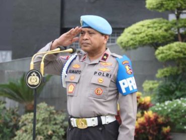 Brigjen. Pol. Drs. Sumarto, M.Si. saat memberikan arahan kepada seluruh jajaran Polda Sumsel pada 18 September 2024.