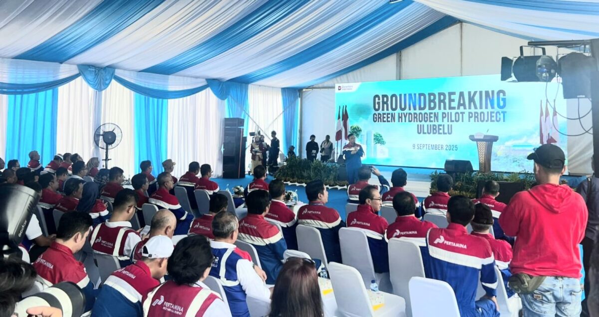 Pembukaan Groundbreaking Green Hydrogen di PT PGE Ulu Belu Tanggamus Lampung, Selasa 9 September 2025 | Ist.