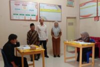 Kedua Peserta saat melaksanakan seleksi di Balai Pekon Podomoro, Pringsewu, Selasa 9 September 2025.