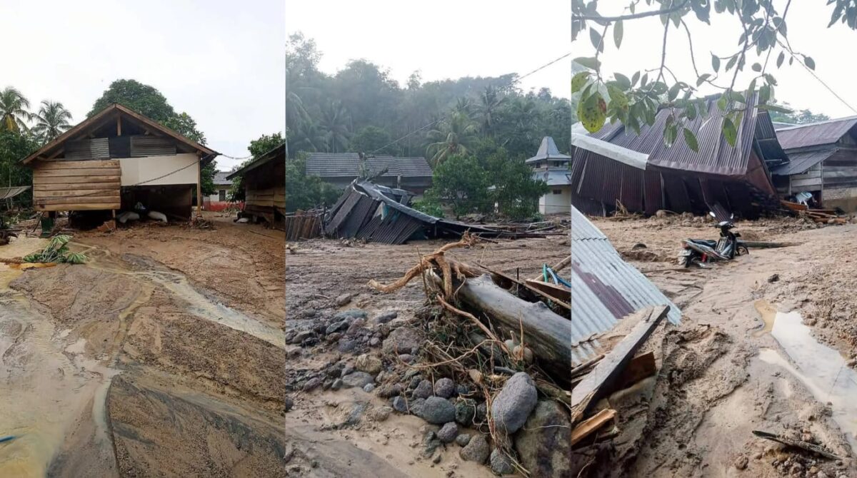 Kolase foto kondisi di Pemangku Gunung Sari, Kecamatan Suoh, Lampung Barat, Kamis 11 September 2025 | Ist.