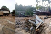 Kolase foto kondisi di Pemangku Gunung Sari, Kecamatan Suoh, Lampung Barat, Kamis 11 September 2025 | Ist.