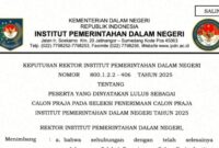 Didominasi Kota Bandar Lampung, 31 Peserta Lolos SPCP IPDN 2025 dari Lampung, Tanggamus dan Pringsewu ?