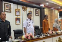 Wabup Tanggamus Agus Suranto didampingi Asisten 2 Hendra Wijaya Mega saat memimpin kegiatan, Rabu 24 September 2025 | Herdi/Media Prioritastv.com.