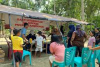 Warga saat melakukan pemeriksaan kesehatan usai terdampak gempa di Semaka, Tanggamus, Sabtu 27 September 2025 | Herdi/Media Prioritastv.com.