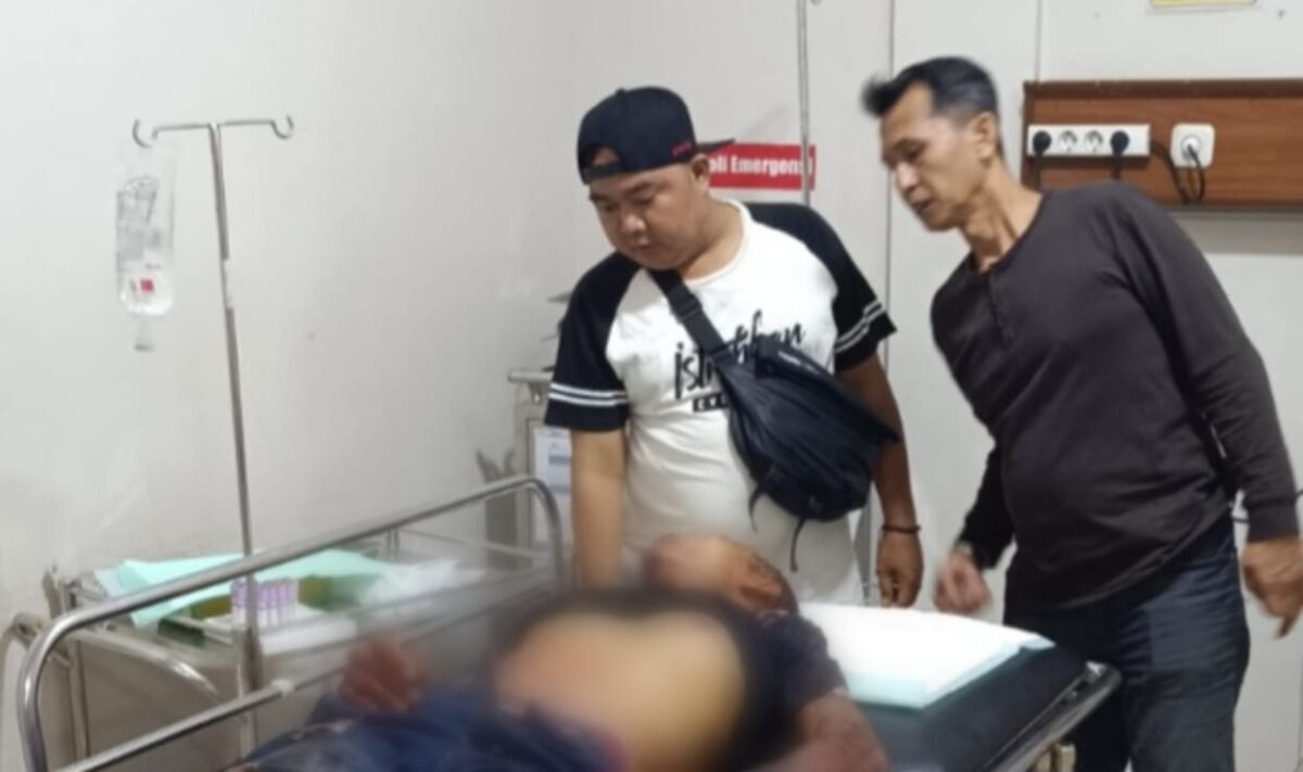 Korban adalah Alfiyan (35) saat berada di rumah sakit dalam kondisi meninggal dunia, Kamis 2 Oktober 2025 | Davit/Media Prioritastv.com.