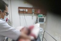 Korban adalah Alfiyan (35) saat berada di rumah sakit dalam kondisi meninggal dunia, Kamis 2 Oktober 2025 | Davit/Media Prioritastv.com.