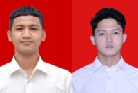 Kolase foto dua alumni SMAN 1 Kota Agung, Zidane dan Farel yang lolos sekolah kedinasan tahun 2025 | Dok. Ist.