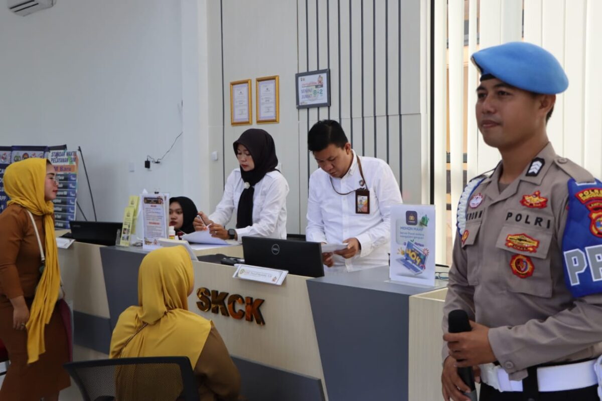 Pelayanan SKCK di Polres Tanggamus | Dok. Humas Polres Tanggamus.