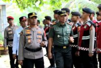 Siap Tanggap Bencana Hidrometeorologi, Polres  Tanggamus Bersama Pemkab Gelar Apel Siaga dan Simulasi