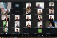 Peserta asal Tanggamus, Pringsewu dan Bandar Lampung yang mengikuti Pra UKW secara daring melalui Zoom Meeting, Selasa 11 November 2025 | Dok. DPP Forum Wartawan Kompeten.