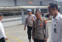 Kapolsek Kota Agung AKP Feriyantoni saat melaksanakan patroli dialogis di Rutan Kota Agung, Rabu 12 November 2025 | Ist/Media Prioritastv.com.
