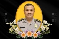 Flyer meninggalnya Aipda Andi Rizki Winata yang diterima Media Prioritastv.com, Minggu 16 November 2025 | Ist.