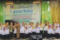 Launcing Program Day Care Lansia dan Desa Qorriyah Toyyibah, Aisyiyah Tanggamus di Rest Area Gisting, Selasa (15/11/2025) | Dok. Media Prioritastv.com.
