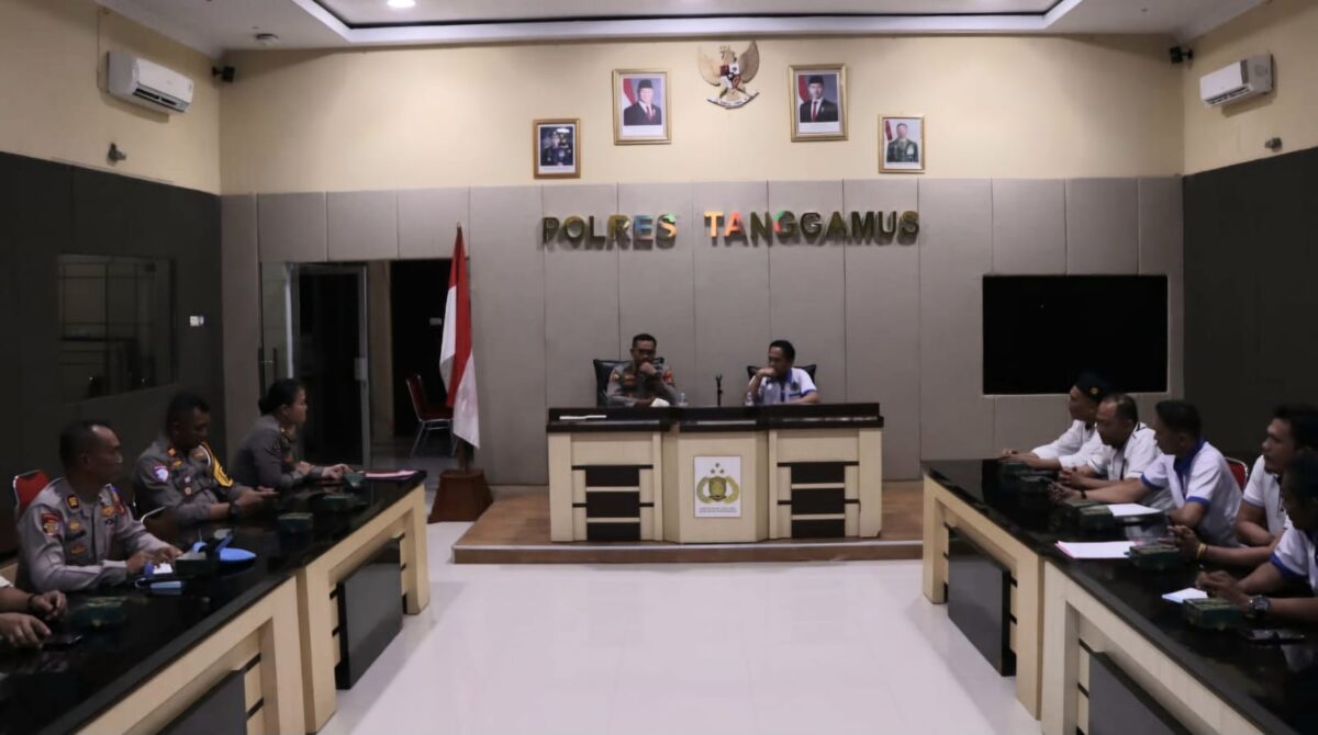 Audensi PWI Tanggamus dan Kapolres AKBP Rahmad Sujatmiko di Mapolres setempat pada Selasa 18 November 2025, lalu | Dok. PWI Tanggamus.