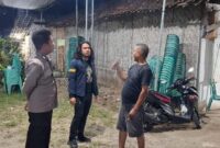 Polisi saat mendatangi TKP pemutaran musik keras di Pekon Gading Rejo, Pringsewu, Selasa 25 November 2025 dinihari | Dok. Humas Polres Pringsewu.
