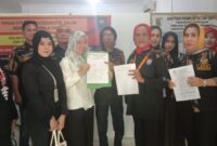 Momen penunjukan Dr. Can. Nurul Hidayah sebagai Plt. Ketua Karteker PEKAT IB Pesawaran oleh DPW PEKAT IB Lampung(Foto:Prioritastv.com/Istimewa)