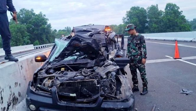 Bawa Extacy Mobil Kecelakaan Tol Lampung, Kamis 20 November 2025.