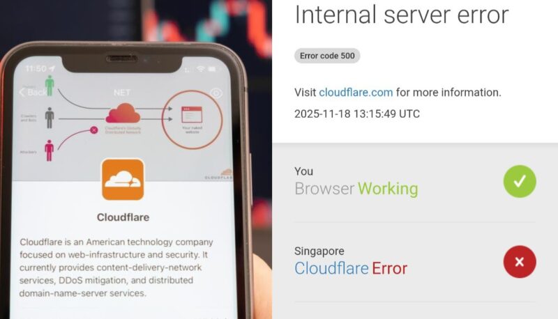 Cloudflare mengatakan mereka sedang menangani gangguan besar pada hari Selasa, 18 November 2025. (Sumber gambar: vladim_ka – stock.adobe.com)"