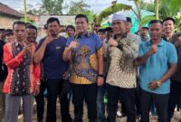 Wakil Ketua I DPRD Tanggamus M. Rangga Putra Hakim saat reses di Pekon Sukarame, Talang Padang, Jumat 5 Desember 2025.