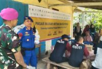 Pelaksanaan Pasar Murah Artha Graha Peduli di Pekon Martanda, Pematang Sawa, Tanggamus, Kamis 11 Desember 2025.