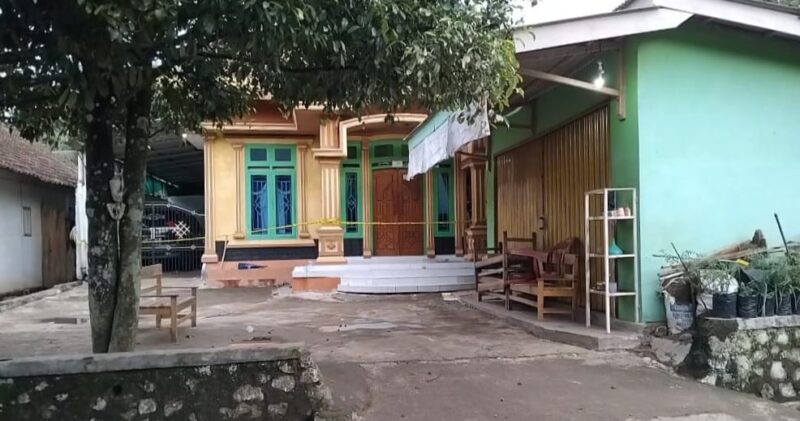 Situasi rumah korban di Dusun B Pekon Way Pring, Kecamatan Pugung, Tanggamus, Minggu 14 Desember 2025 | Herdi/Media Prioritastv.com.