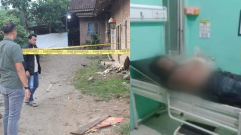 Kolase foto saat polisi melakukan olah TKP dan kondisi korban yang meninggal dunia di fasilitas medis, Sabtu 20 Desember 2025.