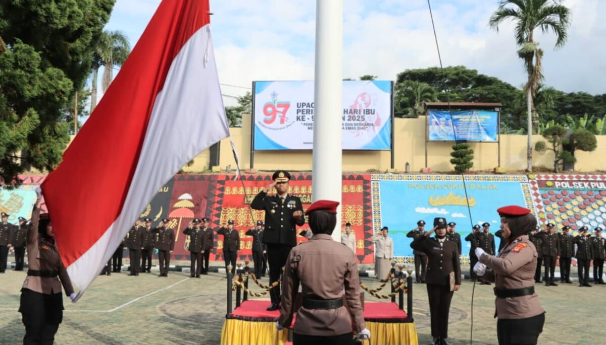 Upacara Peringatan Hari Ibu di Mapolres Tanggamus, Senin 22 Desember 2025 | Dok. Humas Polres Tanggamus.