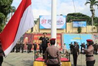 Upacara Peringatan Hari Ibu di Mapolres Tanggamus, Senin 22 Desember 2025 | Dok. Humas Polres Tanggamus.