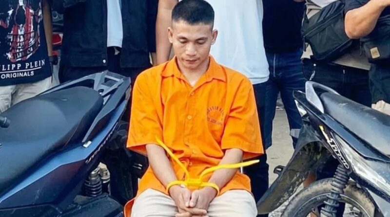Tersangka Said yang berhasil ditangkap Polres Tulang Bawang pada Sabtu 20 Desember 2025.