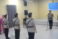 AKP Minan Gantikan Kompol Sugeng Sumanto sebagai Kabag Ops Polres Pringsewu,(Foto: Prioritastv.com/Laila)