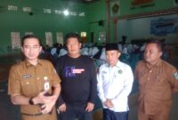 Kepala Dinas Kominfo Pringsewu Moudy Ary Nazolla memberikan keterangan saat membuka pelatihan jurnalistik di MAN 1 Pringsewu.(Prioritas tv.com/Laila)