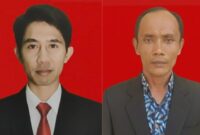 Pendaftar Pilkakon PAW Sinar Jawa Air Naningan Tanggamus, (kiri) Hadi Hariyanto Ependi wartawan Tanggamus dan (kanan) Sabar, salah Satu Kadus di Sinar Jawa | ist/Media Prioritastv.com.