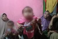 Bocah yang ditemukan usai sempat dinyatakan hilang di pesawahan sejak sore kemarin, Kamis 8 Januari 2025, pagi | Dok. Humas Polres Tanggamus.