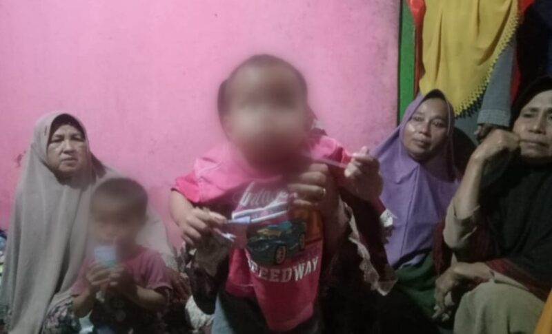 Bocah yang ditemukan usai sempat dinyatakan hilang di pesawahan sejak sore kemarin, Kamis 8 Januari 2025, pagi | Dok. Humas Polres Tanggamus.
