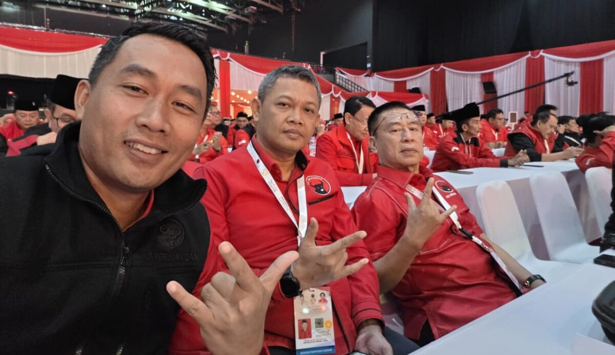 Pengurus DPC PDI-Perjuangan Tanggamus saat mengikuti rangkaian HUT ke 53 PDI-P dan Rakernas I Tahun 2026 di Jakarta, Minggu 11 Januari 2025 | ist/Media Prioritastv.com.