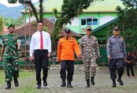 Perwakilan penerima penghargaan saat prosesi gladi bersih di Lapangan Merdeka, Kota Agung, Tanggamus, Selasa 13 Januari 2026 | Herdi/Media Prioritastv.com.