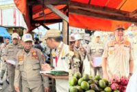 Kolase foto saat Satpol PP Tanggamus melaksanakan penegakan Perda Nomor 8 Tahun 2006 tentang Ketertiban Umum dan Ketentraman Masyarakat, Kamis 15 Januari 2026 | Dok. Satpol PP Tanggamus.