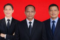 Pengurus DPD Forum Wartawan Kompeten Kabupaten Tanggamus (FWK-KT) Periode 2026 - 2030, (kiri) Sekjen Hearly Egy, (tengah) Ketua Herdi dan (kanan) Sumentri | Dok. FWK Kab. Tanggamus.