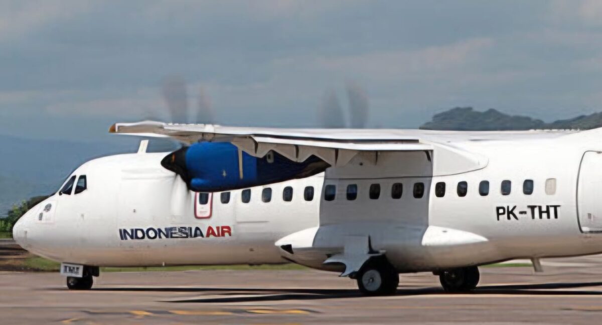 Ilustrasi Hilang Kontak Pesawat ATR 400 Milik Indonesia Air Transport.