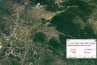 Rekaman rute penerbangan pesawat ATR 400 Indonesia Air Transport di Maros, Sulawesi Selatan yang hilang kontak, Sabtu 17 Januari 2026 | Dok. Basarnas.