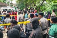 Suasana Duka di Gang Puntodewo, Sidorejo, Ngestiharjo, Kapanewon Kasihan, Kabupaten Bantul, Daerah Istimewa Yogyakarta, Sabtu (17/1/2026) pagi.