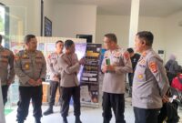 Pemeriksaan fasilitas SPKT Polres Tanggamus oleh Biro Rena Polda Lampung, Senin 19 Januari 2026 | Dok. Humas Polres Tanggamus.