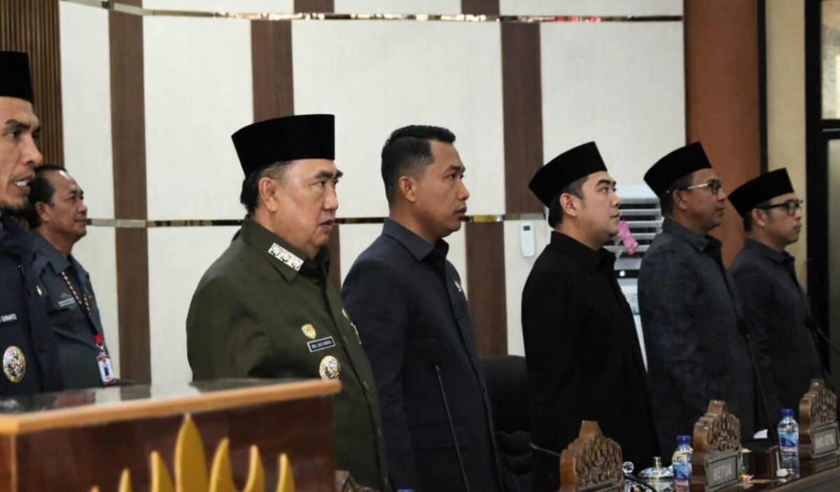 Pembukaan Rapat Paripurna DPRD Tanggamus yang menyetujui 3 Ranperda dan Ranperda Perubahan Nomenklatur BPRS di Ruang  Sidang DPRD setempat, Senin 19 Januari 2026 | Herdi/Media Prioritastv.com.