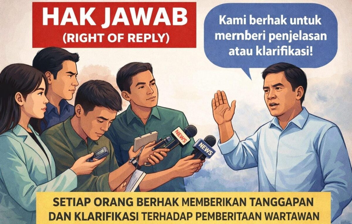 Ilustrasi Hak Jawab dan Koreksi kepada Wartawan | Media Prioritastv.com.