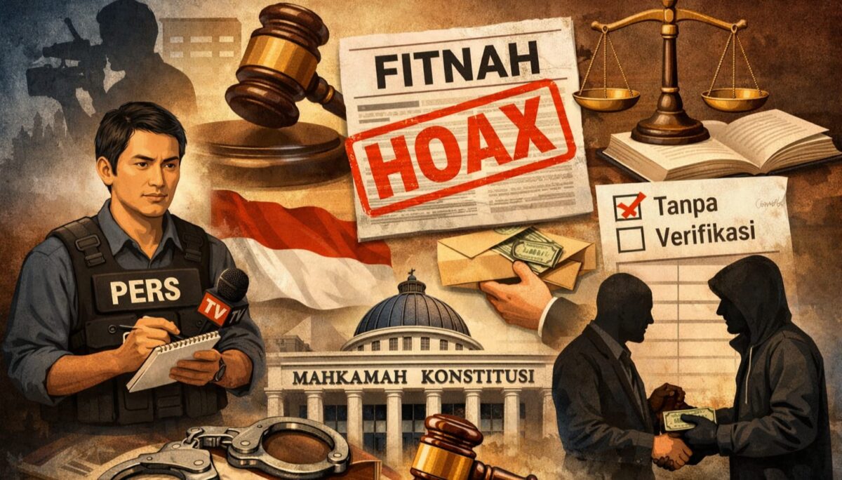 Ilustrasi Wartawan Tidak Kebal Hukum | Media Prioritastv.com.