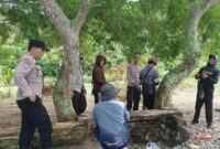 Patroli Sat Binmas Polres Tanggamus di Wilayah Pesisir Limau, Kamis 22 Januari 2026 | Dok. Humas Polres Tanggamus.