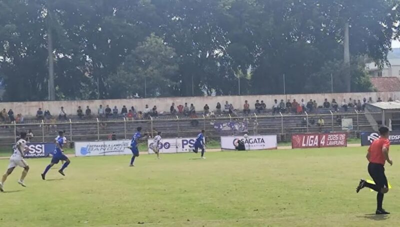 Pertandingan Liga 4 Lampung di Stadion Pahoman Bandar Lampung, Minggu 25 Januari 2026 |