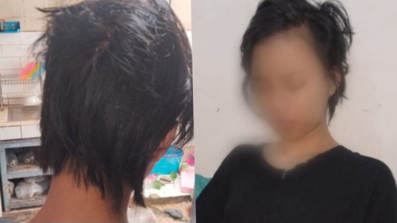 Kolase foto kondisi remaja inisial F, korban perudungan di salah satu Ponpes wilayah Talang Padang | ist/Media Prioritastv.com.