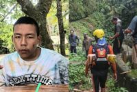 Kolase foto remaja hilang bernama Ibu Wafit Alfarobi warga Pekon Gunung Megang, Pulau Panggung, Tanggamus dan saat Basarnas bersama pihak keluarga saat melakukan penyisiran guna menemukan korban, Jumat 30 Januari 2026 | Dok. Basarnas Lampung.